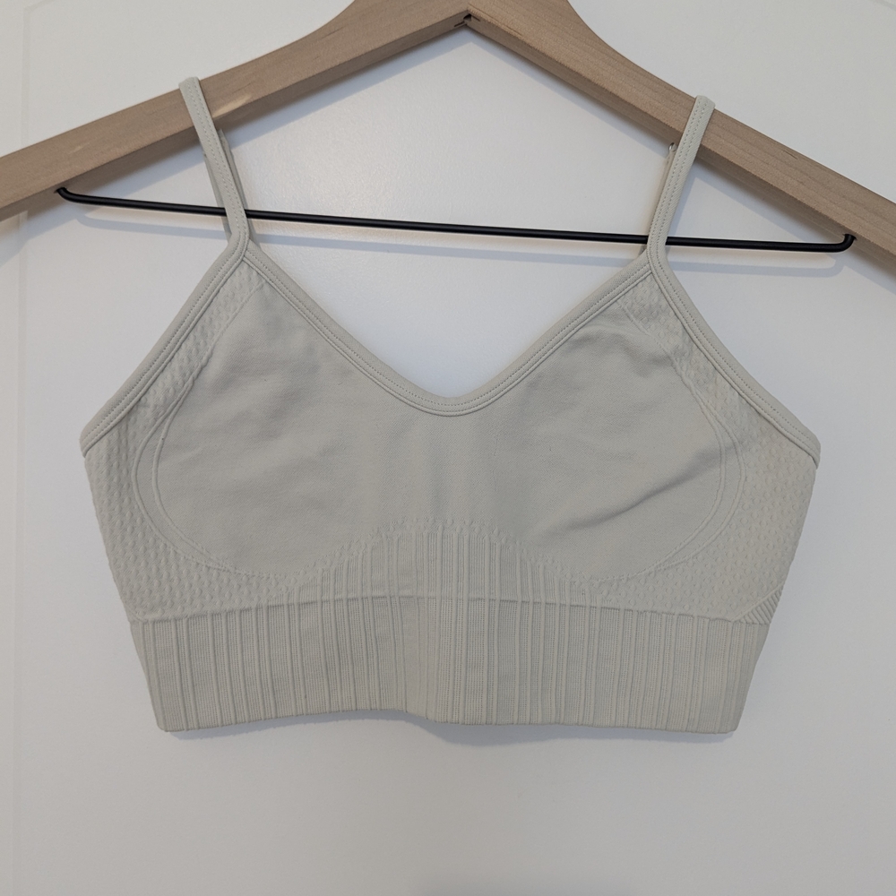 Shein Mint Green Stretch Sports Bra Top Size Small